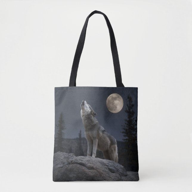 Bolsa Tote A Howling Wolf (Frente)