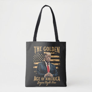 Bolsa Tote A Idade de Ouro da América Começa Agora