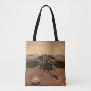 Bolsa Tote A Insight Lander Operando Na Superfície De Marte.
