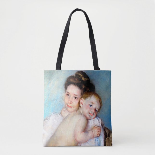 Bolsa Tote A Jovem Mãe, Cassatt (Frente)
