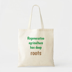 Bolsa Tote "A laguna regenerativa tem raízes profundas", mat