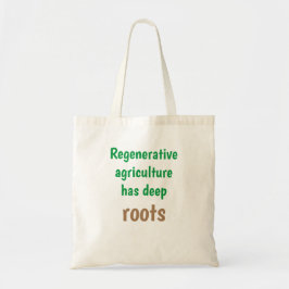 Bolsa Tote "A laguna regenerativa tem raízes profundas", mate