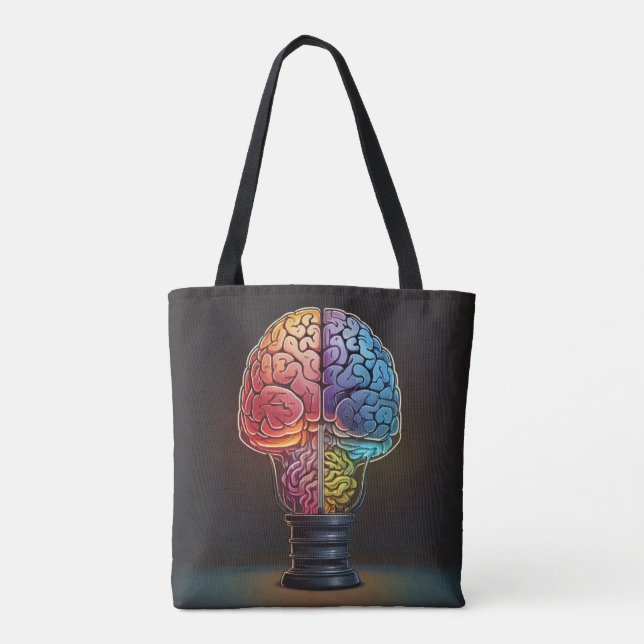 Bolsa Tote a lâmpada perfeita (Verso)