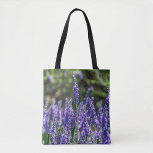 Bolsa Tote A lavanda floresce a sacola