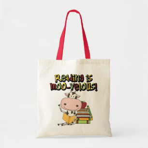Bolsa Tote A leitura é MOO-velous