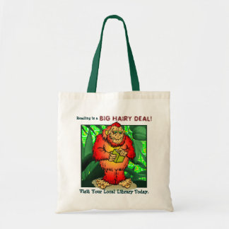 Bolsa Tote A leitura é um negócio peludo grande!