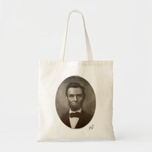 Bolsa Tote a lincoln 1864 assinatura retrato oval 2000 sv