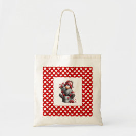 Bolsa Tote "A Love Note for You" Valentine Gnome