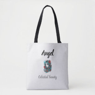 Bolsa Tote A Lua Florescente Espirito Lunar Floralia das Maré