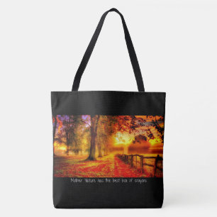 Bolsa Tote A Mãe Natureza tem a melhor caixa de giz (Queda)