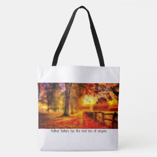 Bolsa Tote A Mãe Natureza tem a melhor caixa de giz (Queda)