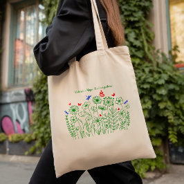 Bolsa Tote A magia da natureza é em todos os lugares