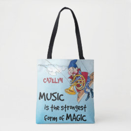 Bolsa Tote A magia do costume da música