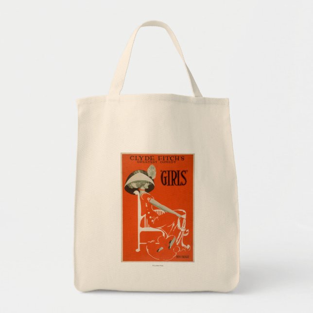Bolsa Tote A maior comédia de Clyde Fitch, "Girls" Theater 2 (Frente)