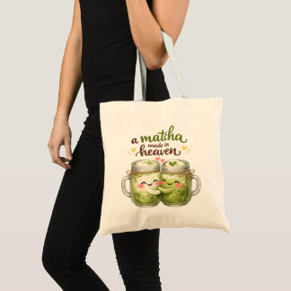 Bolsa Tote A Matcha Made in Heaven Cute Funny Pun