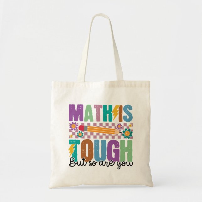 Bolsa Tote A Matemática é Difícil, Mas Você é Dura – Professo (Frente)