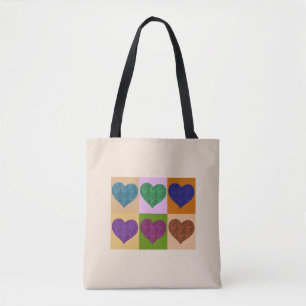 BOLSA TOTE A-MAZE-ING HEARTS