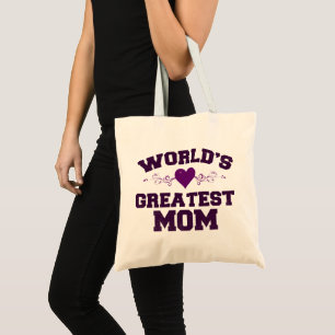 Bolsa Tote A melhor camiseta da mãe do mundo