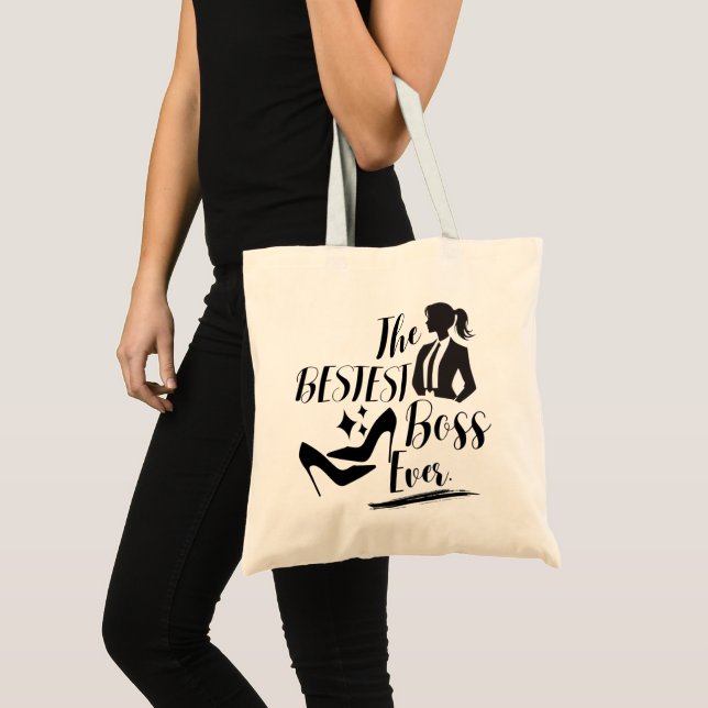 Bolsa Tote A melhor Lady Boss (Frente (produto))