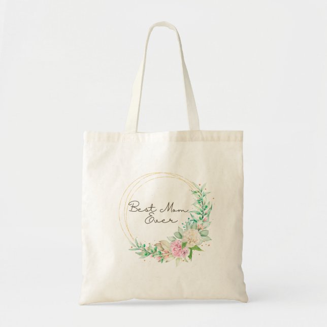 Bolsa Tote A Melhor Mãe Alguma Vez Tote Bag (Frente)