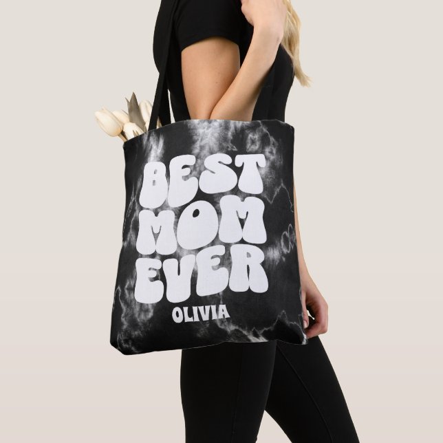 Bolsa Tote A Melhor Mãe Negra De Tempos Negros Personalizada (Close Up)