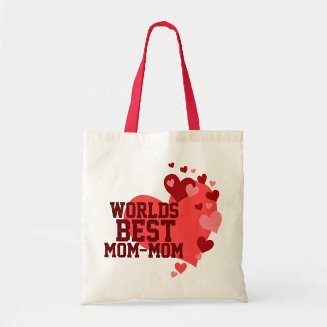 Bolsa Tote A melhor Mamã-Mamã dos mundos personalizada (Frente)