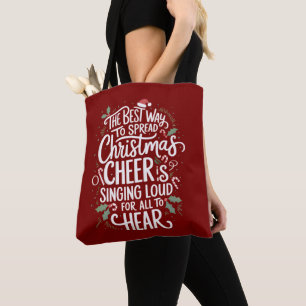 Bolsa Tote A Melhor Maneira de Espalhar Alegria Natalina Feri