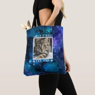 Bolsa Tote A melhor pata de gato do mundo imprime o espaço da