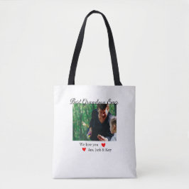 Bolsa Tote A melhor vovó de colagem fotográfica que te amamos