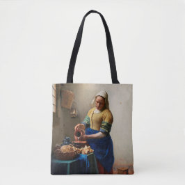 Bolsa Tote A Milkmaid de Vermeer