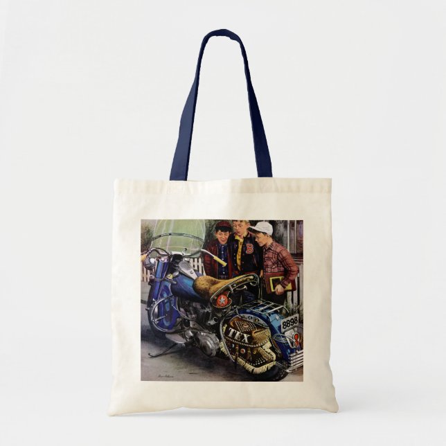 Bolsa Tote A motocicleta de Tex (Frente)