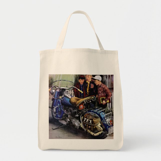 Bolsa Tote A motocicleta de Tex (Frente)