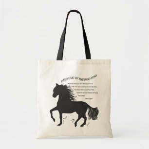 Bolsa Tote A música do Paso Fino