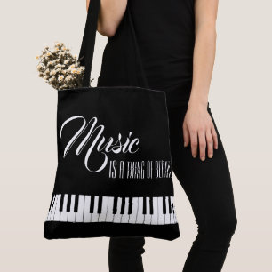 Bolsa Tote A música é uma coisa da beleza