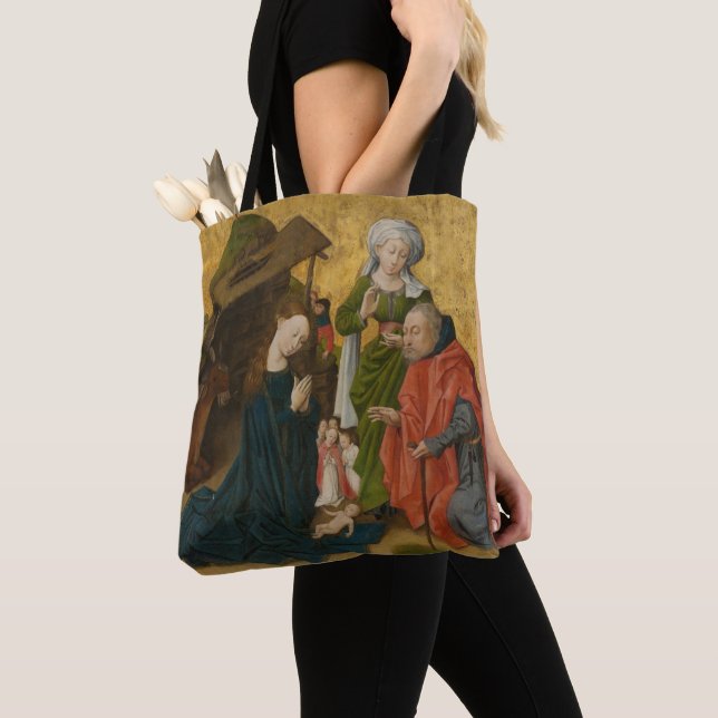 Bolsa Tote A natividade, cerca de 1460 (Close Up)
