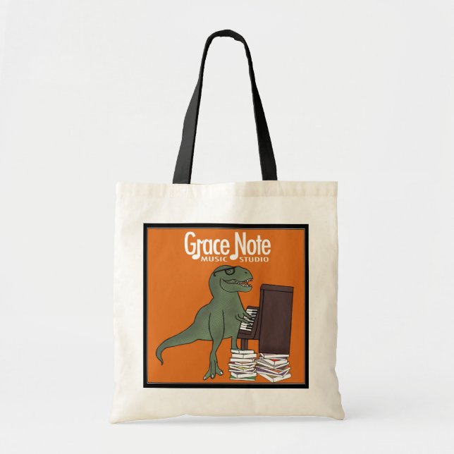 Bolsa Tote A nota de benevolência T Rex joga a sacola do (Frente)