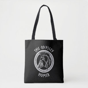 Bolsa Tote A Odisseia Homero Capacete Grego Mitologia Antiga