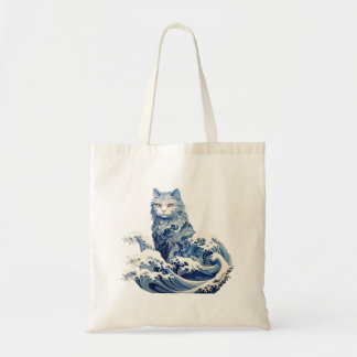 Bolsa Tote A Onda De Gato De Kanagawa