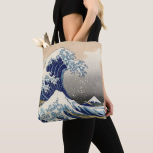 Bolsa Tote A onda do Excelente de Kanagawa Hokusai
