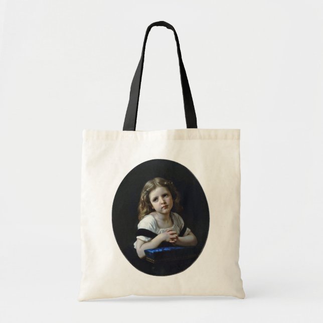 Bolsa Tote A Oração, Bouguereau (Frente)