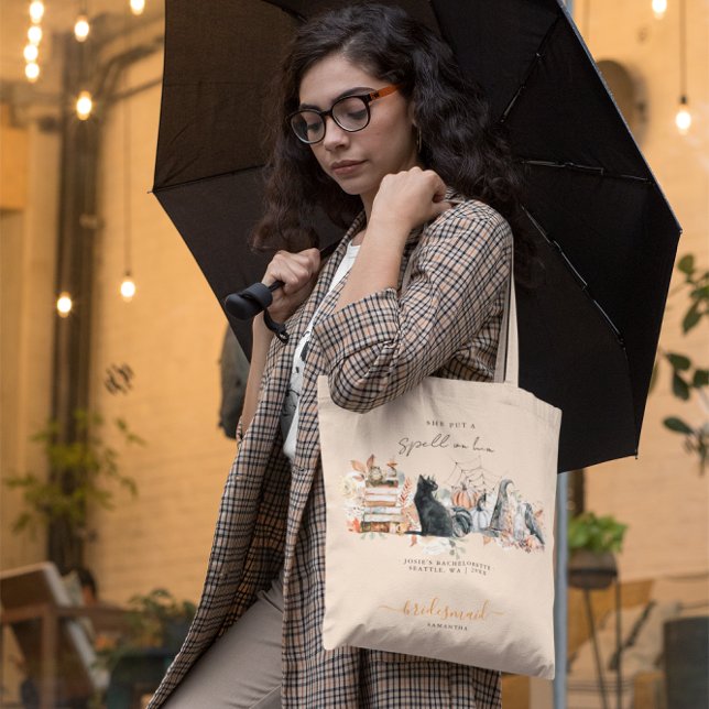 Bolsa Tote A Ortografia | Chá de panela de Halloween (Criador carregado)