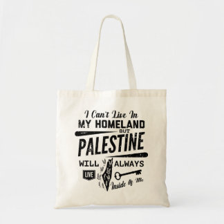 Bolsa Tote A Palestina sempre viverá dentro de mim-blk