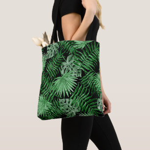 Bolsa Tote A palmeira verde tropical chique sae da arte do