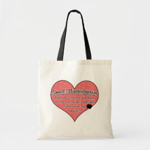 Bolsa Tote A pata pequena de Munsterlander imprime o humor do