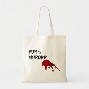 Bolsa Tote A pele é assassinato