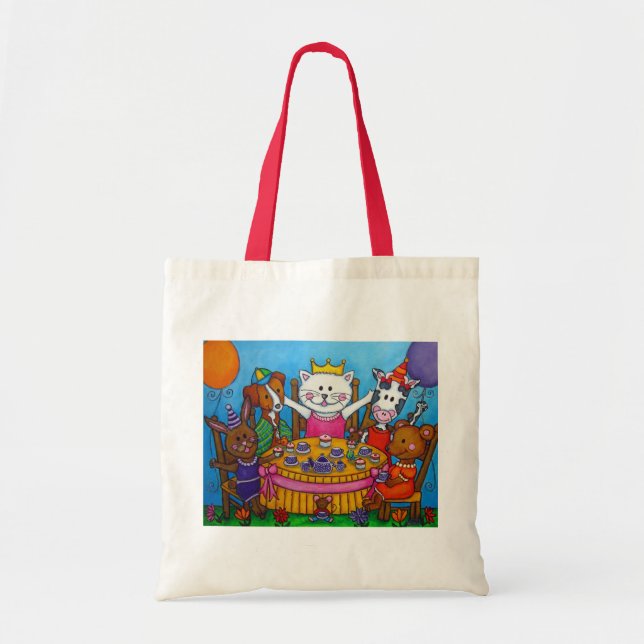 Bolsa Tote A Pequena Festa do Chá (Frente)