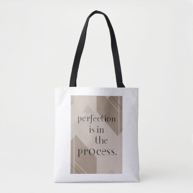 Bolsa Tote A Perfeição Está No Processo (Frente)