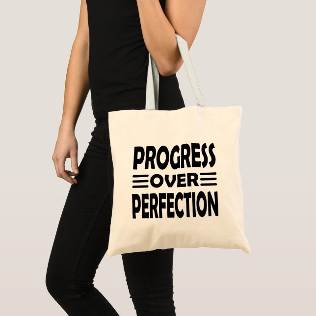 Bolsa Tote A Perfeição não é necessária | Assuntos de progres (Frente (produto))