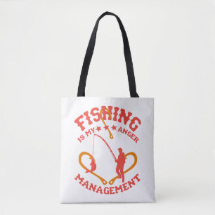 Bolsa Tote A pesca é a minha gestão da raiva