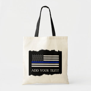 Bolsa Tote A polícia denomina o costume da bandeira american